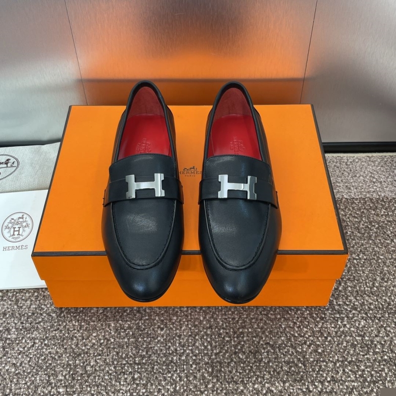 H**mes leather shoes
